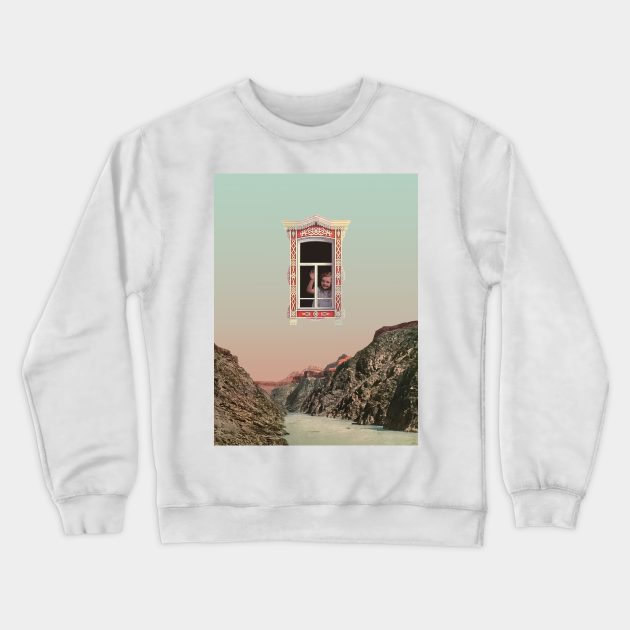 Magic Moment - Surreal/Collage Art Crewneck Sweatshirt by DIGOUTTHESKY